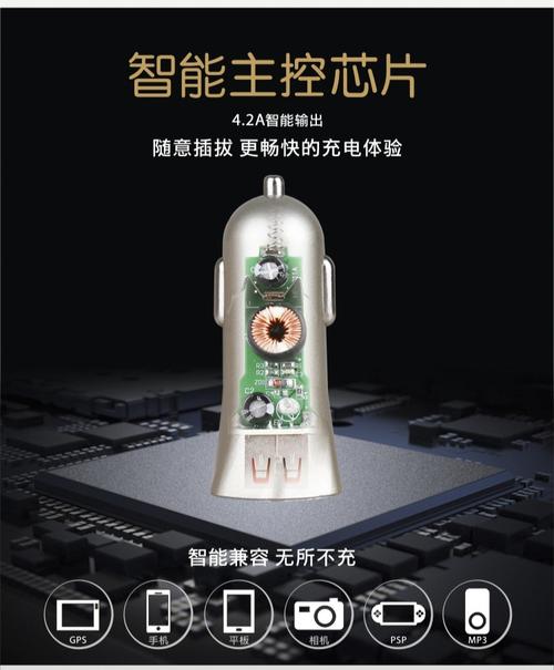 维力智能车载充电器评测 双USB 2.1A迷你车充，智能快充一路随行